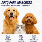 Cepillo dispensador de Champú para mascotas
