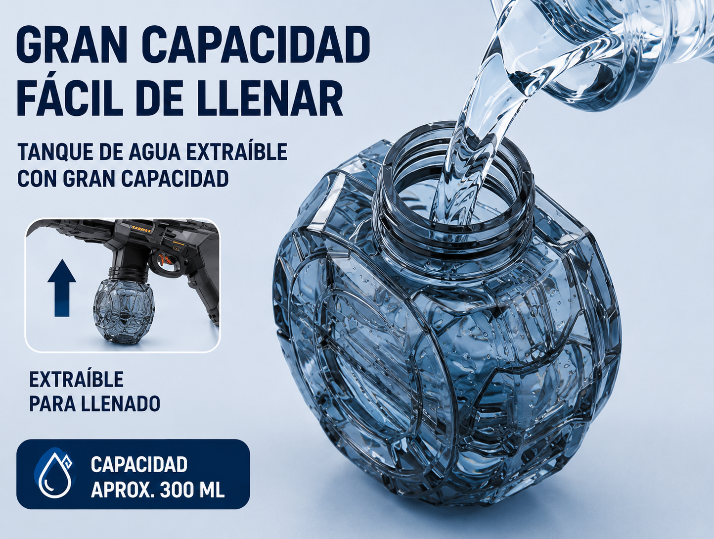 Pistola de agua eléctrica