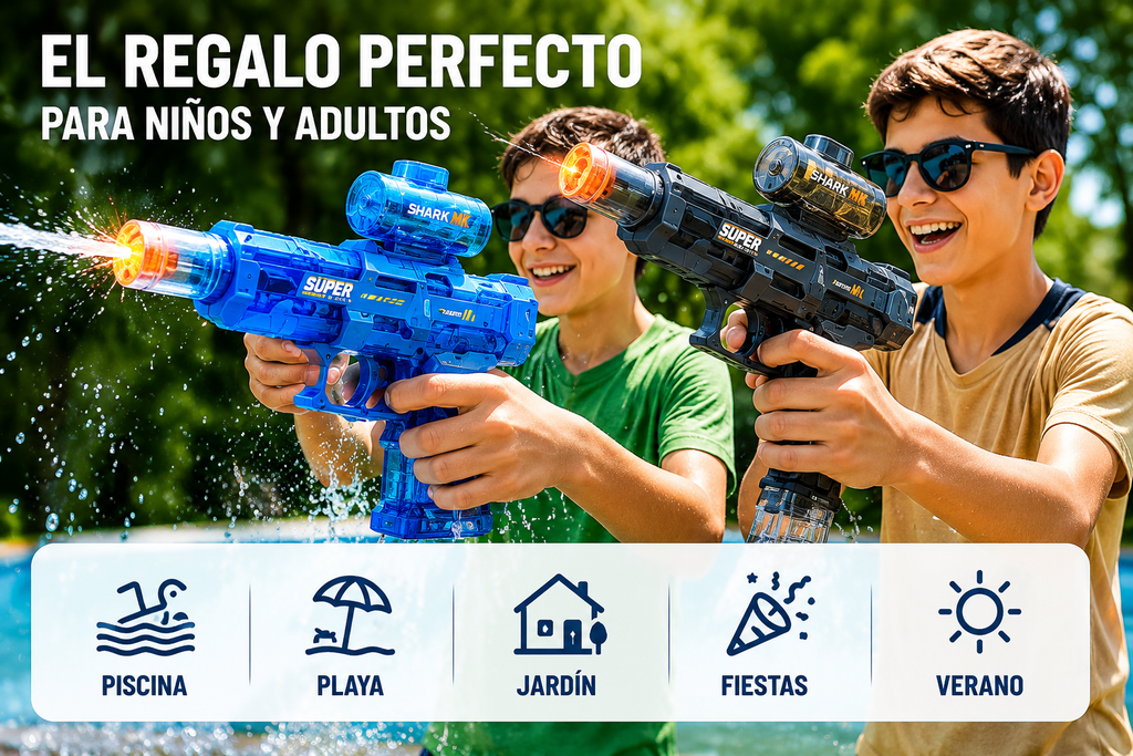 Pistola de agua eléctrica